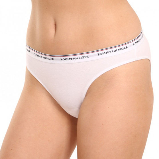 3PACK bragas de mujer Tommy Hilfiger blanco (UW0UW00043 100)