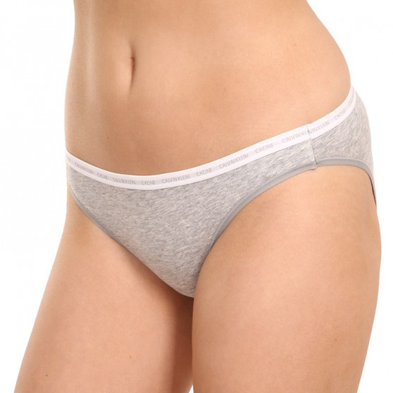 2PACK bragas de mujer CK ONE gris (QD3789E-8HT)