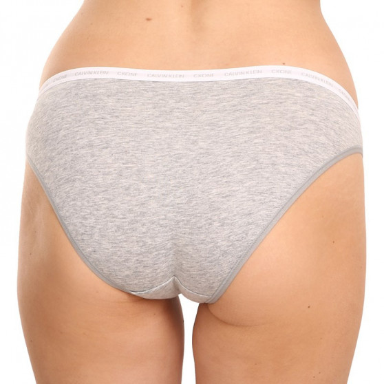 2PACK bragas de mujer CK ONE gris (QD3789E-8HT)