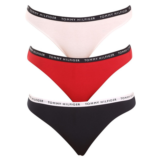 3PACK bragas de mujer Tommy Hilfiger multicolor (UW0UW02828 0WS)