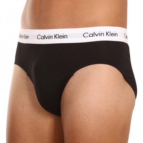 3PACK calzoncillos para hombre Calvin Klein negro (U2661G-001)