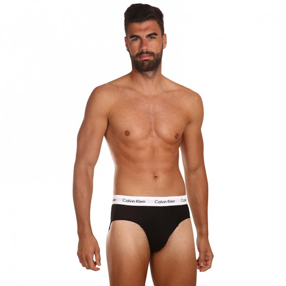 3PACK calzoncillos para hombre Calvin Klein negro (U2661G-001)