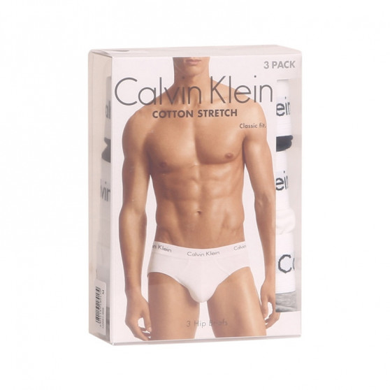 3PACK calzoncillos para hombre Calvin Klein multicolor (U2661G-998)