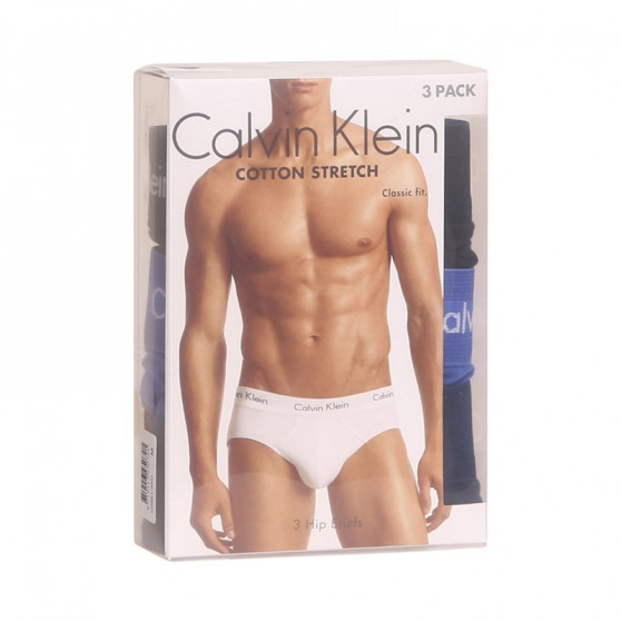 3PACK calzoncillos para hombre Calvin Klein multicolor (U2661G-4KU)