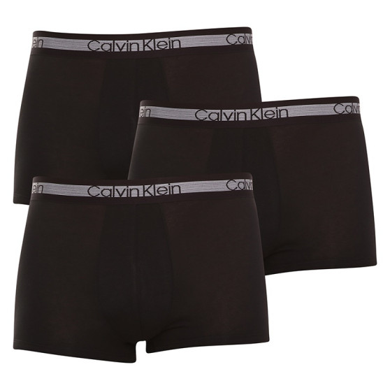 3PACK Boxers para hombre Calvin Klein negro (NB1799A-001)