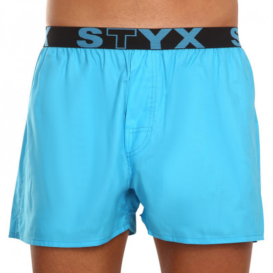 5PACK Calzones de hombre Styx deportivo elástico multicolor (B96769646869)