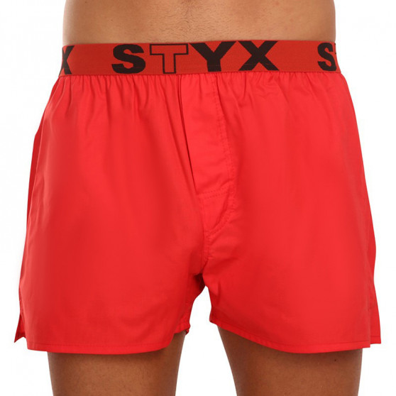 5PACK Calzones de hombre Styx deportivo elástico multicolor (B96769646869)