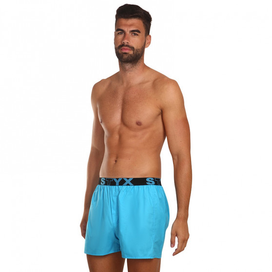 5PACK Calzones de hombre Styx deportivo elástico multicolor (B96769646869)