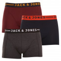 3PACK Boxers para hombre Jack and Jones multicolor (12113943)