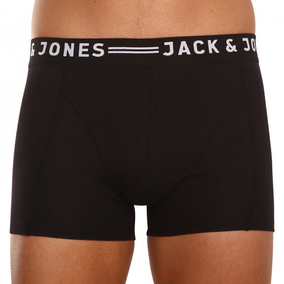 3PACK Boxers para hombre Jack and Jones negro (12081832 - black/black)