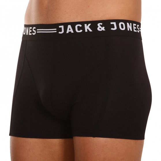 3PACK Boxers para hombre Jack and Jones negro (12081832 - black/black)