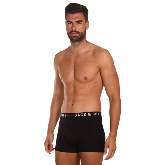 3PACK Boxers para hombre Jack and Jones negro (12081832 - black/black)