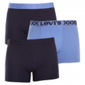 3PACK Boxers para hombre Levis azul (701203918 001)