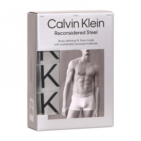 3PACK Boxers para hombre Calvin Klein negro (NB3130A-7V1)