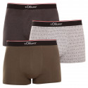 3PACK Boxers para hombre S.Oliver multicolor (JH-35B-11393424)