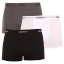 3PACK Boxers para hombre S.Oliver multicolor (JH-34B-23757453)