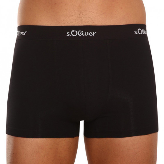 3PACK Boxers para hombre S.Oliver negro (JH-34B-31395507)