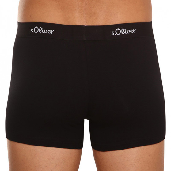 3PACK Boxers para hombre S.Oliver negro (JH-34B-31395507)