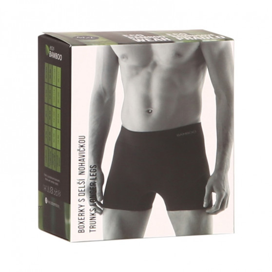 Boxers para hombre Gino sin costuras bambú gris (54005)