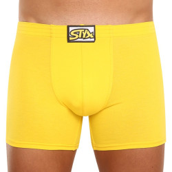 Boxers para hombre Styx largo clásico elástico amarillo (F1068)