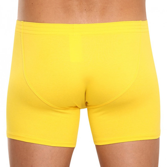 Boxers para hombre Styx largo clásico elástico amarillo (F1068)