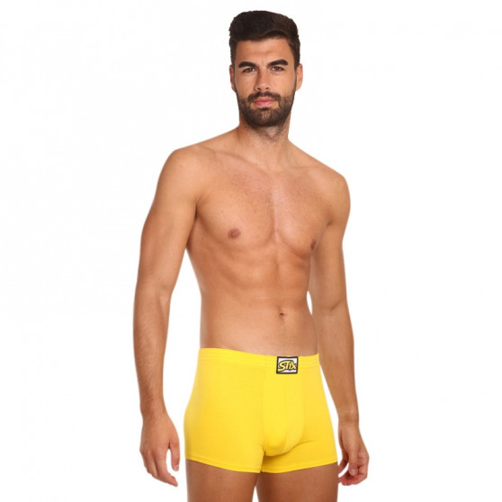 Boxers para hombre Styx goma clásica yellow (Q1068)