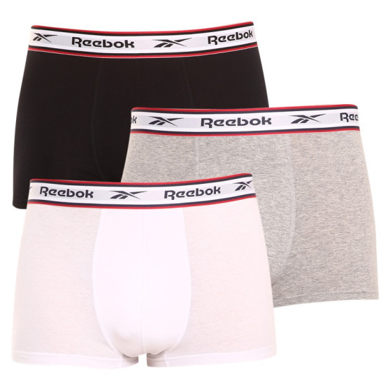 3PACK Boxers para hombre Reebok Barlow multicolor (U5_C8265_RBK_S3PKB)