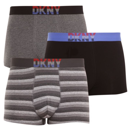 3PACK Boxers para hombre DKNY Hinton multicolor (U5_6660_DKY_3PKB)