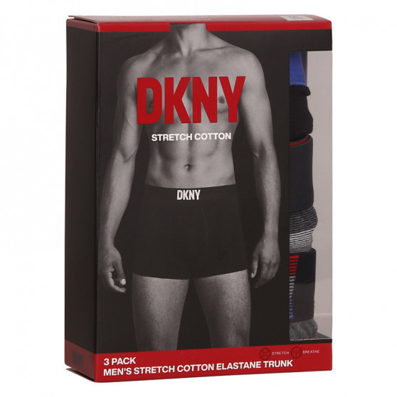 3PACK Boxers para hombre DKNY Hinton multicolor (U5_6660_DKY_3PKB)