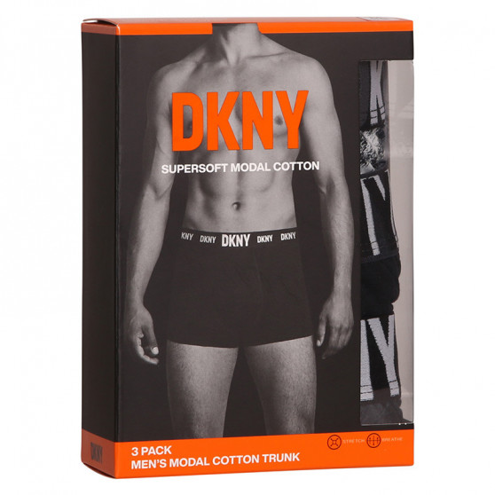 3PACK Boxers para hombre DKNY Ashland multicolor (U5_6668_DKY_3PKA)