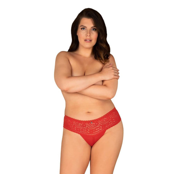 Braga de mujer Obsessive sobredimensionado rojo (Blossmina panties)