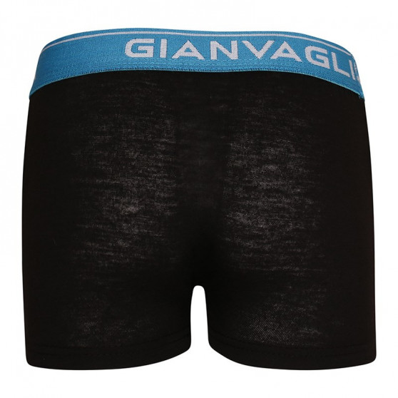 5PACK Boxers para niños Gianvaglia negro (026)