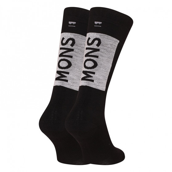 Calcetines Mons Royale merino negro (100593-1169-001