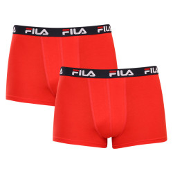 2PACK Boxers para hombre Fila rojo (FU5142/2-118)