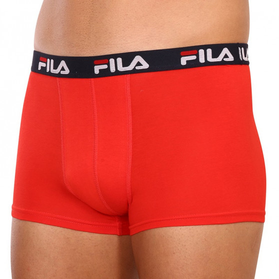 2PACK Boxers para hombre Fila rojo (FU5142/2-118)