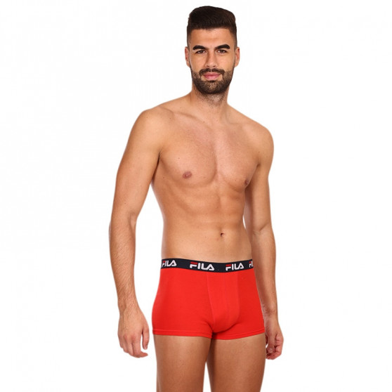 2PACK Boxers para hombre Fila rojo (FU5142/2-118)