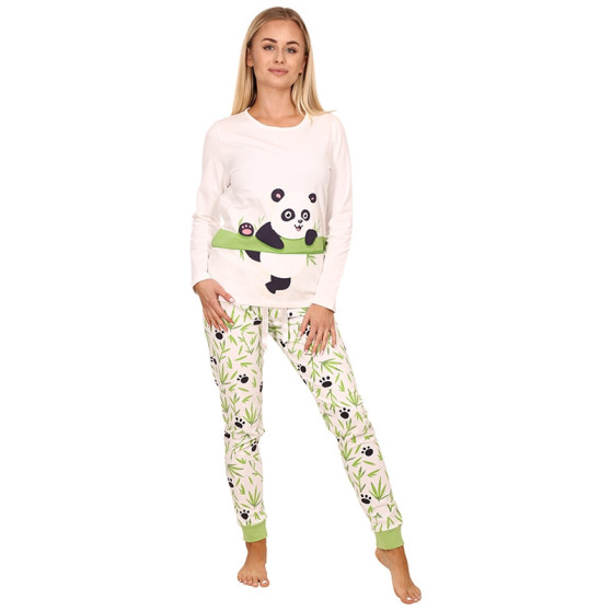 Alegre pijama de señora Dedoles Panda y bambú (D-W-SW-WP-C-C-1443)