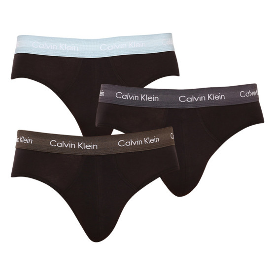 3PACK calzoncillos para hombre Calvin Klein multicolor (U2661G-6EW)