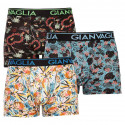 3PACK Boxers para hombre Gianvaglia multicolor (GVG-5502)