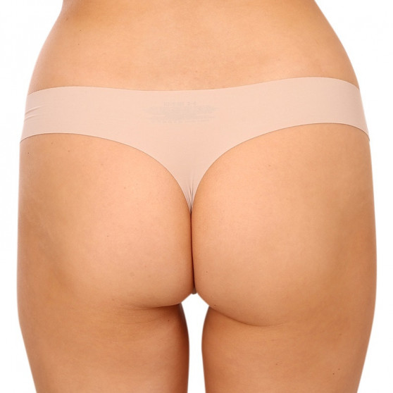 3PACK tanga de mujer Under Armour beige (1325615 249)