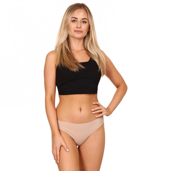 3PACK tanga de mujer Under Armour beige (1325615 249)