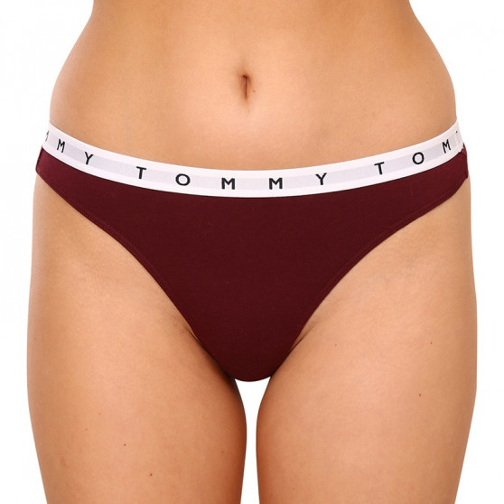 3PACK tanga de mujer Tommy Hilfiger multicolor (UW0UW02521 0V4)