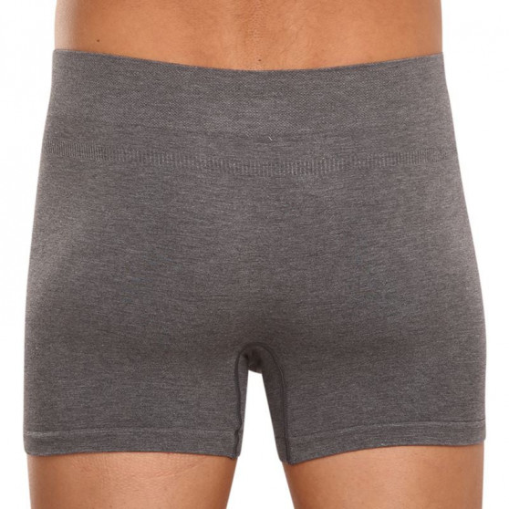 Boxers para hombre Gino sin costuras bambú gris (54005)