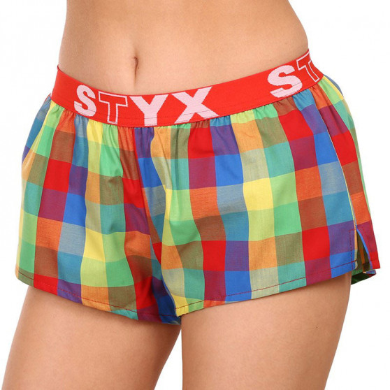 Calzones de mujer Styx elástico deportivo multicolor (T925)