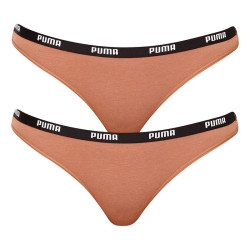 2PACK bragas de mujer Puma marrón (603031001 013)