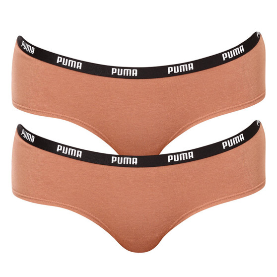 2PACK bragas de mujer Puma marrón (603032001 013)