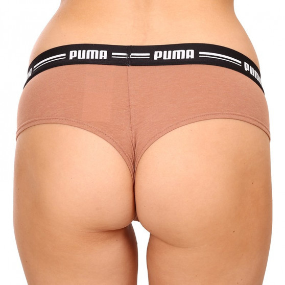 2PACK braguitas brasileñas de mujer Puma marrón (603043001 010)