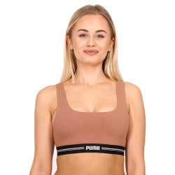 Sujetador deportivo de mujer Puma marrón (701219354 002)