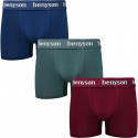 3PACK Boxers para hombre Benysøn bamboo multicolor (BENY-7011)