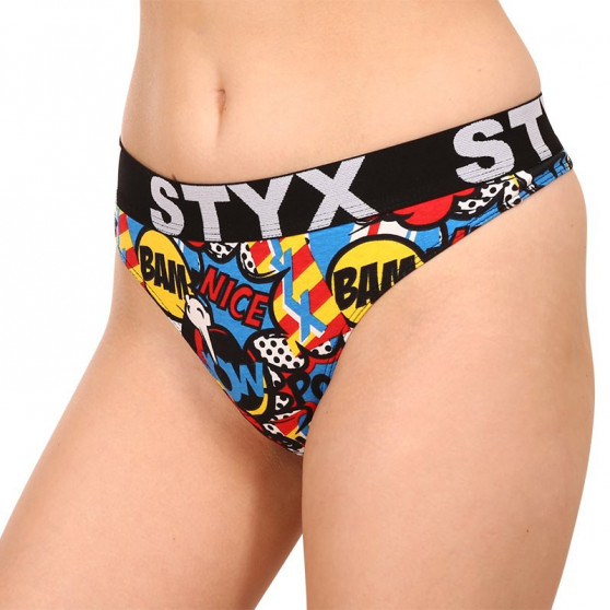 Tanga de mujer Styx arte deportes goma puf (IT1153)